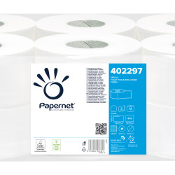 HARTIE IGIENICA MINI JUMBO ALBA PREMIUM 2STR 140M 12/SET PAPERNET