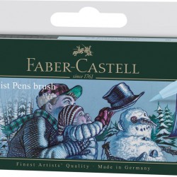 PITT ARTIST PEN SET 6 BUC CULORI IARNA 2022 FABER-CASTELL
