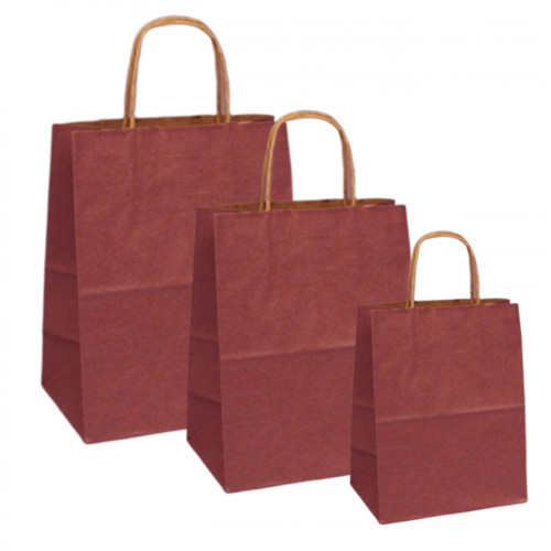 PUNGI HARTIE 24.5X9.5X29.5CM BORDO