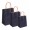 PUNGI HARTIE 24X9,5X29,5CM ALBASTRU INCHIS