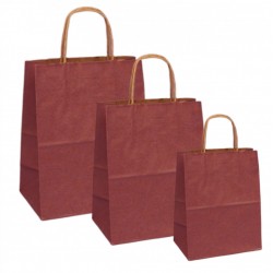 PUNGI HARTIE 32X12X41CM BORDO