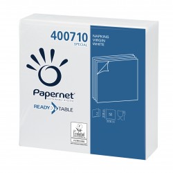 SERVETELE DE MASA ALBE 33X33CM 2STR 50/SET PAPERNET