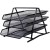 TAVITE SUPRAPOZABILE 3/SET NEGRE MESH FORNAX