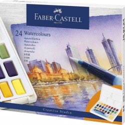 ACUARELE 24 CULORI CREATIVE STUDIO FABER-CASTELL