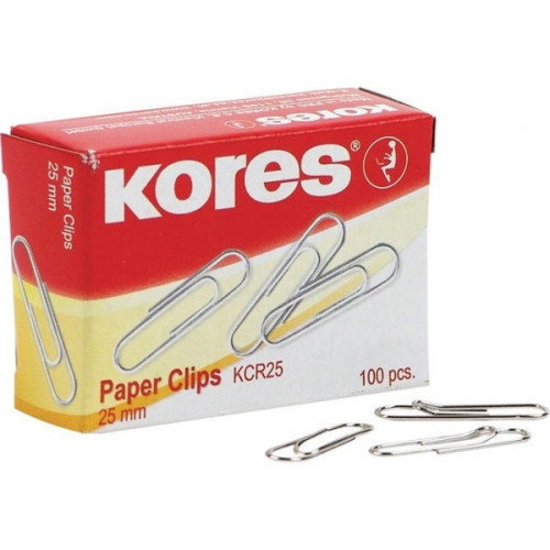 AGRAFE METAL 25MM 100/CUTIE KORES