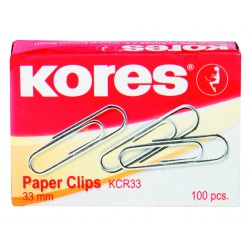 AGRAFE METAL 33MM 100/CUTIE KORES