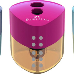 ASCUTITOARE PLASTIC DUBLA GRIP TREND 2019 FABER-CASTELL