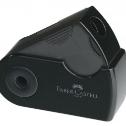 ASCUTITOARE PLASTIC SIMPLA SLEEVE-MINI NEAGRA FABER-CASTELL