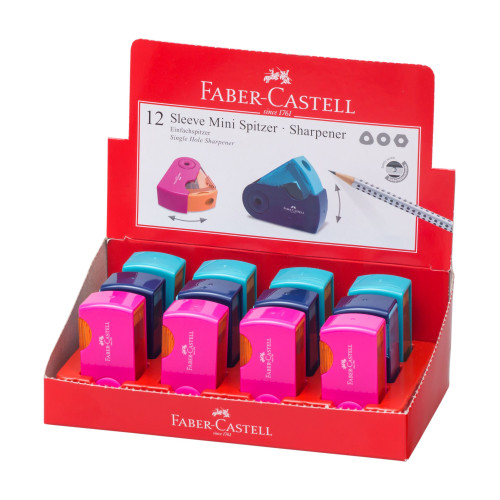 ASCUTITOARE PLASTIC SIMPLA SLEEVE-MINI TREND 2019 FABER-CASTELL