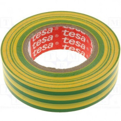 BANDA ADEZIVA ELECTROIZOLATOARE 20M*19MM GALBEN/VERDE TESA