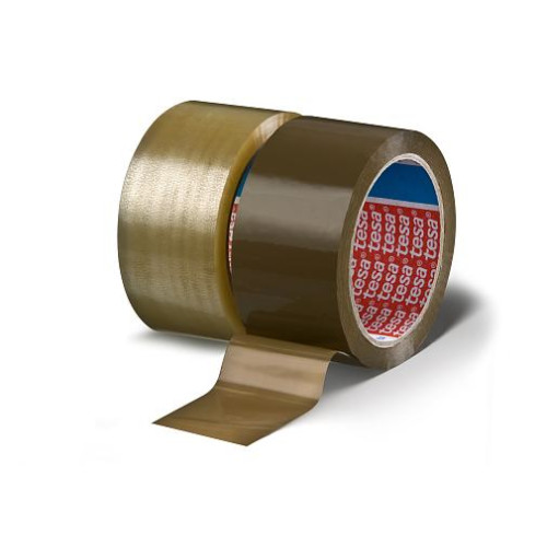 BANDA ADEZIVA TRANSPARENTA 66M 48MM ADEZIV CAUCIUC SINTETIC TESA