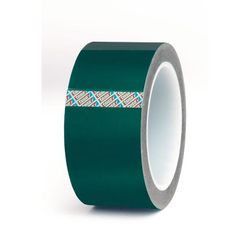 BANDA ADEZIVA VERDE TERMOREZISTENTA 220C 66M 25MM TESA