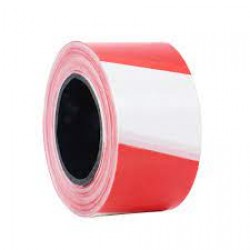 BANDA NON ADEZIVA AVERTIZARE ROSU/ALB 200M 70MM