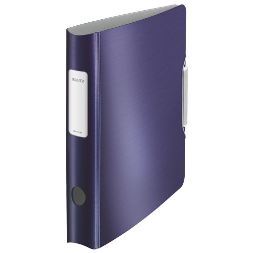 BIBLIORAFT PLASTIFIAT 5CM 180G ALBASTRU-VIOLET STYLE LEITZ