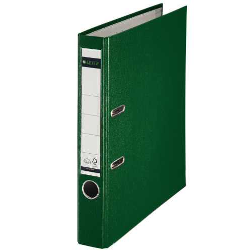 BIBLIORAFT PLASTIFIAT 5CM 180GRADE VERDE LEITZ