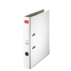 BIBLIORAFT PLASTIFIAT 5CM ALB ECONOMY ESSELTE