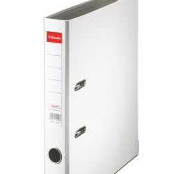 BIBLIORAFT PLASTIFIAT 5CM ALB ECONOMY ESSELTE