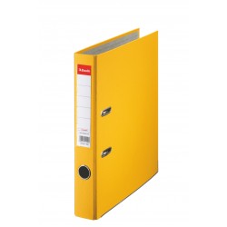 BIBLIORAFT PLASTIFIAT 5CM GALBEN ECONOMY ESSELTE