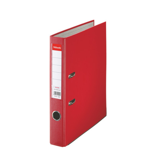 BIBLIORAFT PLASTIFIAT 5CM ROSU ECONOMY ESSELTE