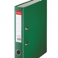 BIBLIORAFT PLASTIFIAT 5CM VERDE ECONOMY ESSELTE