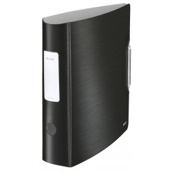 BIBLIORAFT PLASTIFIAT 7.5CM 180GRADE NEGRU SATIN ACTIVE STYLE LE