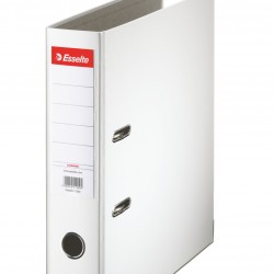 BIBLIORAFT PLASTIFIAT 7.5CM ALB ECONOMY ESSELTE