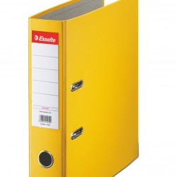 BIBLIORAFT PLASTIFIAT 7.5CM GALBEN ECONOMY ESSELTE