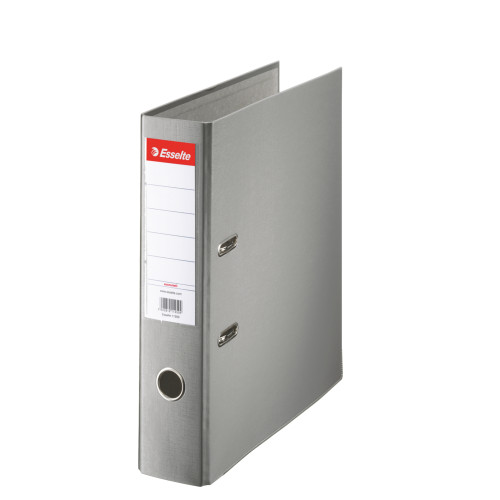 BIBLIORAFT PLASTIFIAT 7.5CM GRI ECONOMY ESSELTE