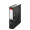 BIBLIORAFT PLASTIFIAT 7.5CM NEGRU ECONOMY ESSELTE