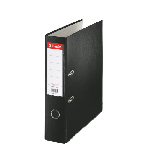 BIBLIORAFT PLASTIFIAT 7.5CM NEGRU ECONOMY ESSELTE
