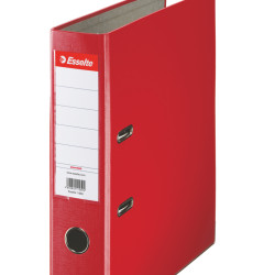 BIBLIORAFT PLASTIFIAT 7.5CM ROSU ECONOMY ESSELTE