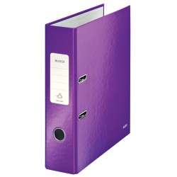 BIBLIORAFT PLASTIFIAT 8CM MOV METALIZAT WOW LEITZ