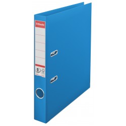 BIBLIORAFT PLASTIFIAT INT-EXT 5CM ALBASTRU VIVIDA NR1 ESSELTE