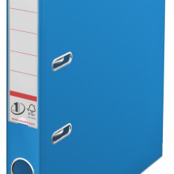 BIBLIORAFT PLASTIFIAT INT-EXT 5CM ALBASTRU VIVIDA NR1 ESSELTE