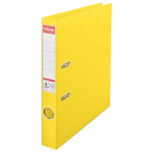 BIBLIORAFT PLASTIFIAT INT-EXT 5CM GALBEN VIVIDA NR1 ESSELTE