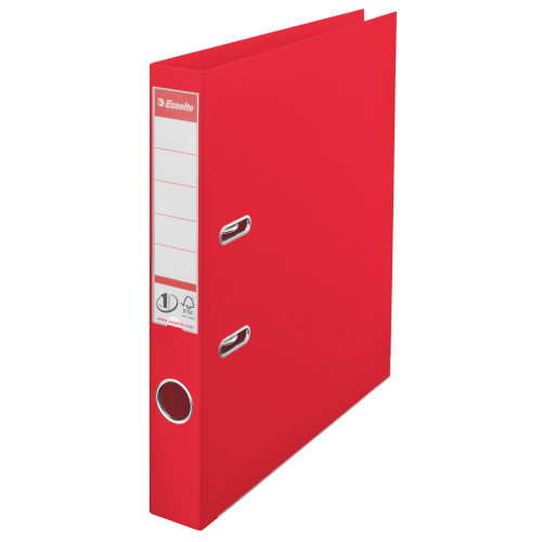 BIBLIORAFT PLASTIFIAT INT-EXT 5CM ROSU VIVIDA NR1 POWER ESSELTE