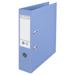 BIBLIORAFT PLASTIFIAT INT-EXT 7.5CM ALBASTRU DESCHIS NR1 ESSELTE