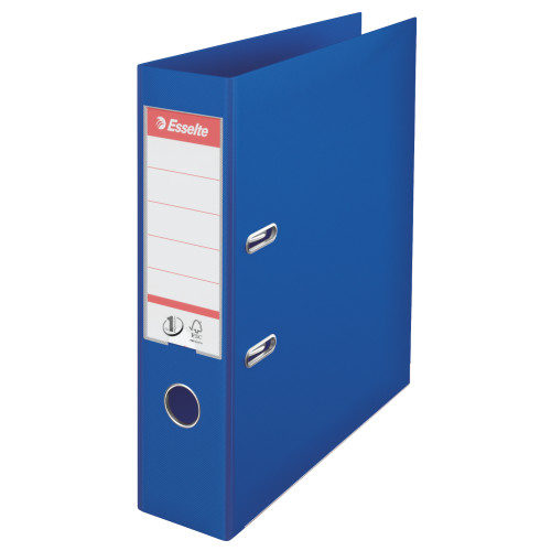 BIBLIORAFT PLASTIFIAT INT-EXT 7.5CM ALBASTRU NR1 POWER ESSELTE