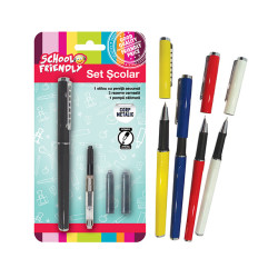 STILOU BASIC + 2 REZERVE METAL CU PENITA ASCUNSA PIGNA