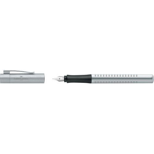 STILOU GRIP 2011 ARGINTIU F FABER-CASTELL