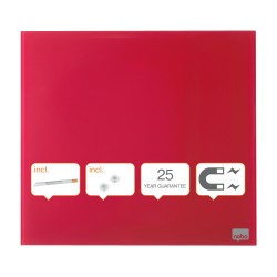 TABLA MAGNETICA STICLA 30*30 CM ROSIE+ACCESORII DIAMOND NOBO