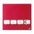 TABLA MAGNETICA STICLA 30*30 CM ROSIE+ACCESORII DIAMOND NOBO