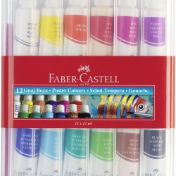 TEMPERA 12 CULORI 12 ML FABER-CASTELL
