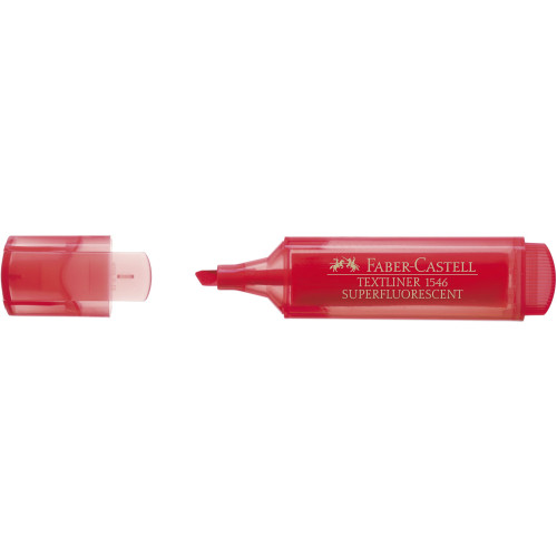 TEXTMARKER ROSU SUPERFLUORESCENT 1546 FABER-CASTELL