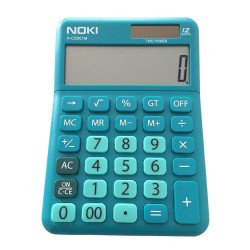 CALCULATOR BIROU 12DIG HCS001 ALBASTRU NOKI