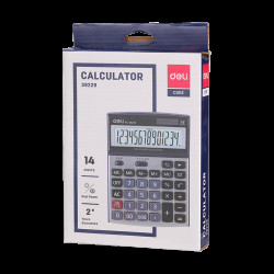 CALCULATOR BIROU 14DIG METAL 39229 DELI
