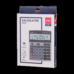 CALCULATOR BIROU 14DIG METAL 39229 DELI