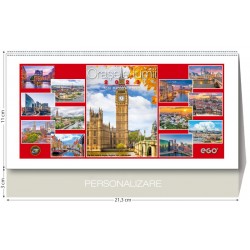 CALENDAR BIROU ORASELE LUMII 13 FILE 213*110MM EGO