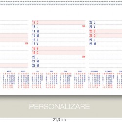 CALENDAR BIROU TRIPTIC 12 FILE 213*110MM EGO