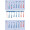 CALENDAR PERETE TRIPTIC ALBASTRU 12 FILE 330*480MM EGO